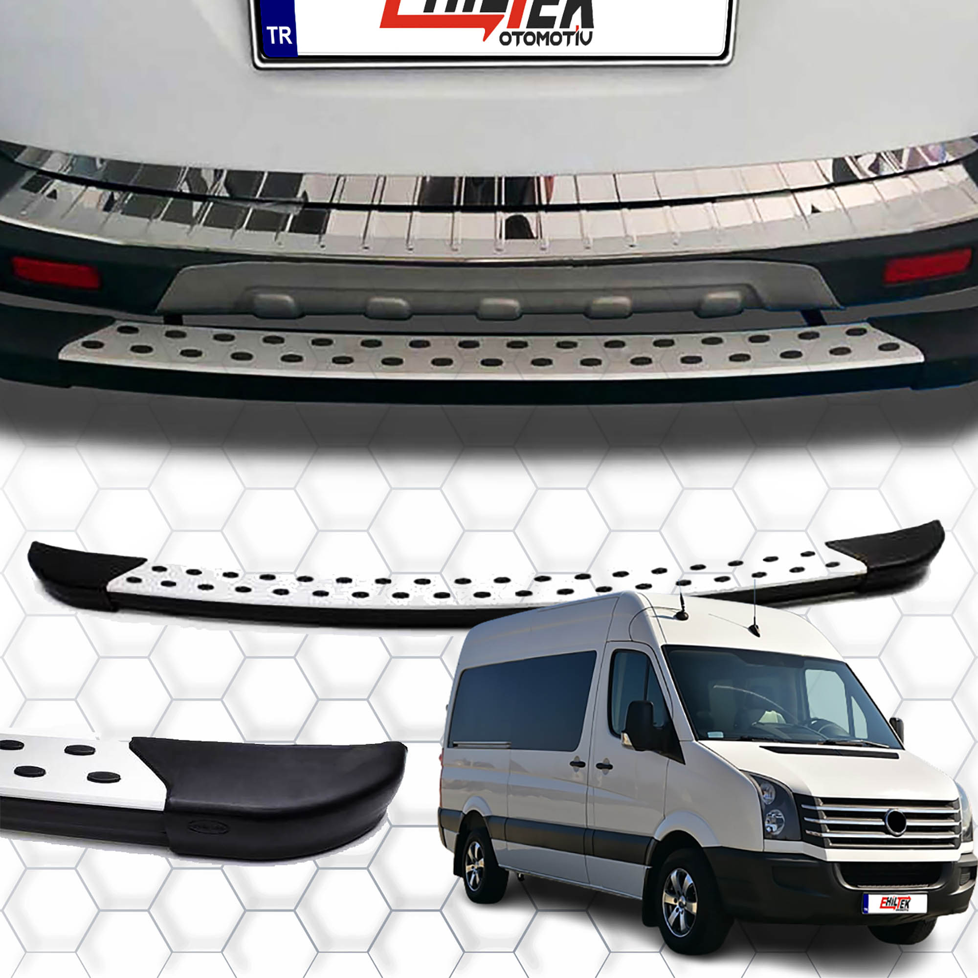 Volkswagen Crafter (2006-2016) - Arka Koruma - Dot Line - (Van)