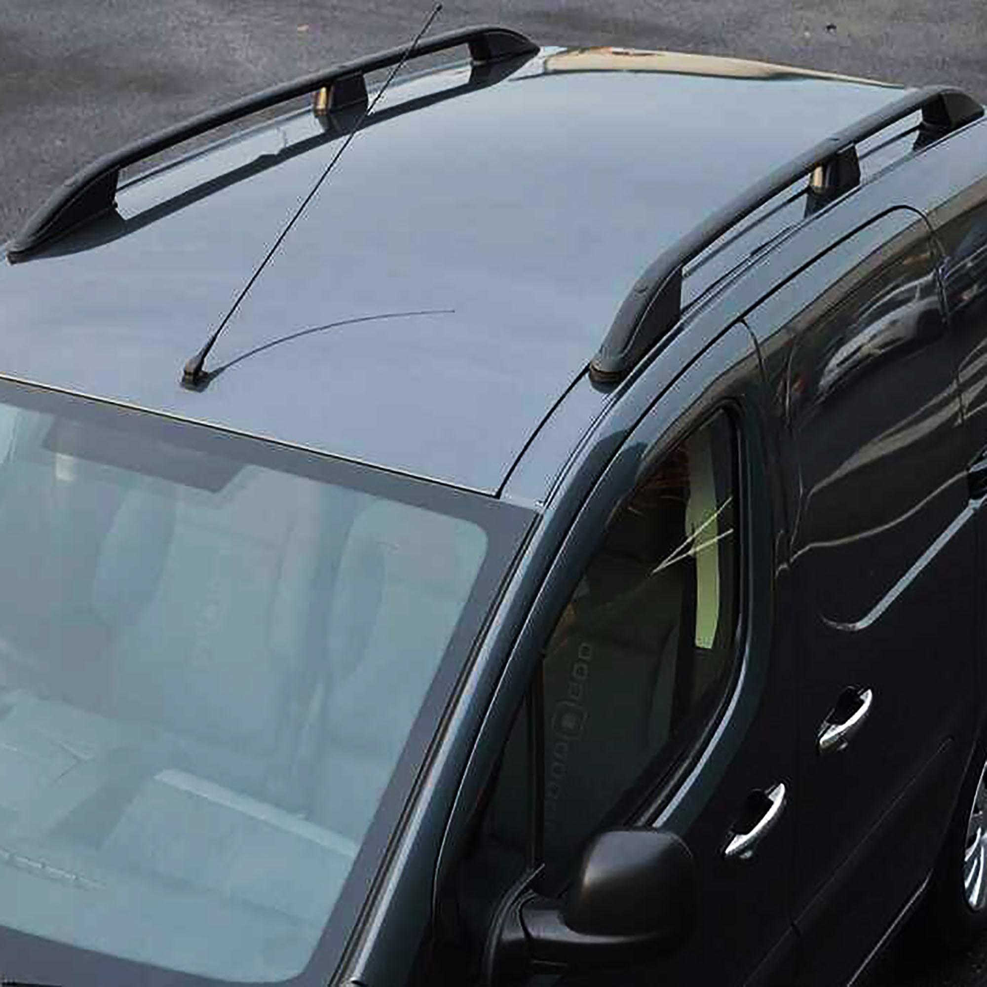 Subaru XV (2012-2018) - Tavan Çıtası - Elegance - (2 Parça Aluminyum) - (Kısa Şase-Siyah)