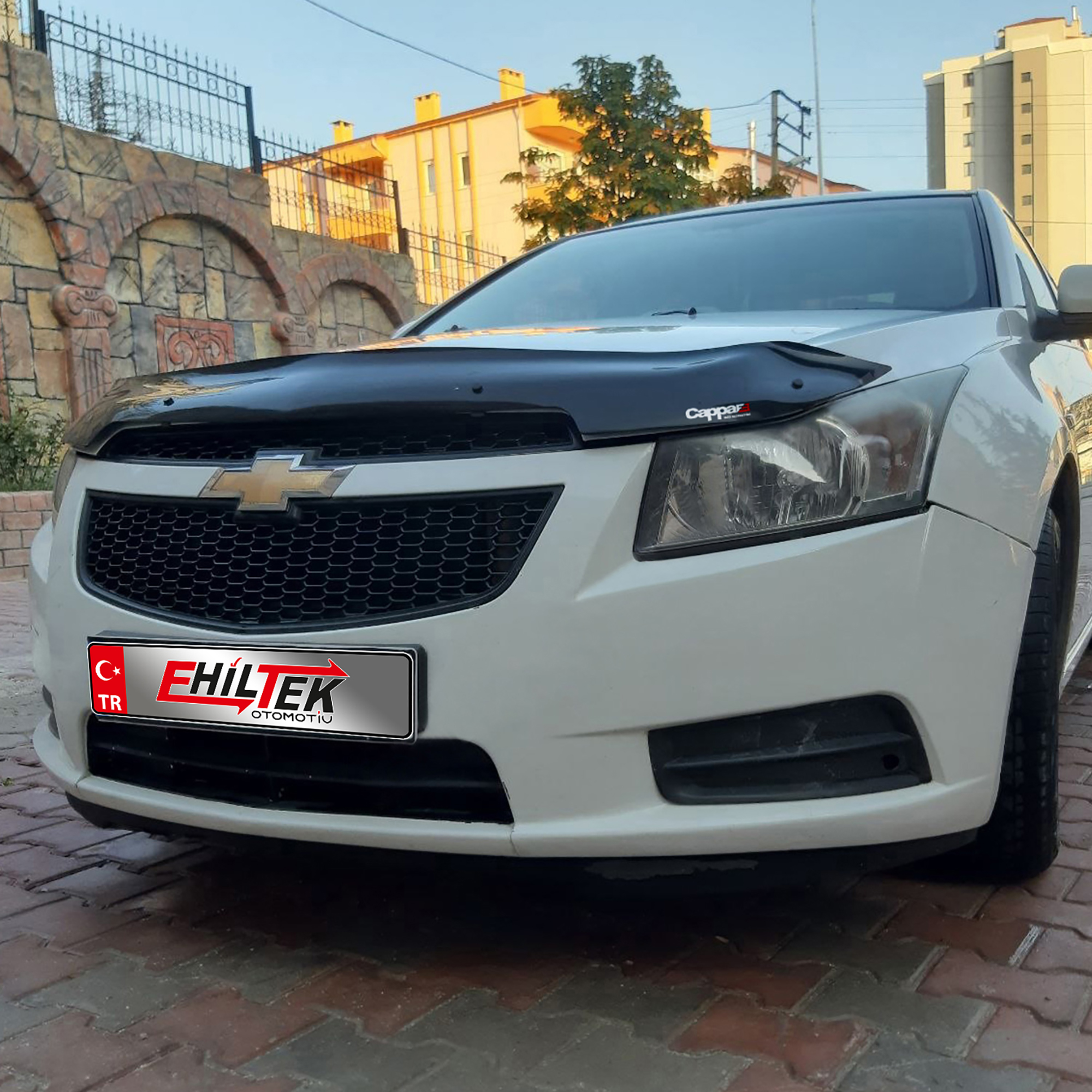Chevrolet Cruze (2008-2016) - Ön Kaput Rüzgarlığı - (1 Parça ABS Plastik) - (SD-HB- 5K-4 mm)