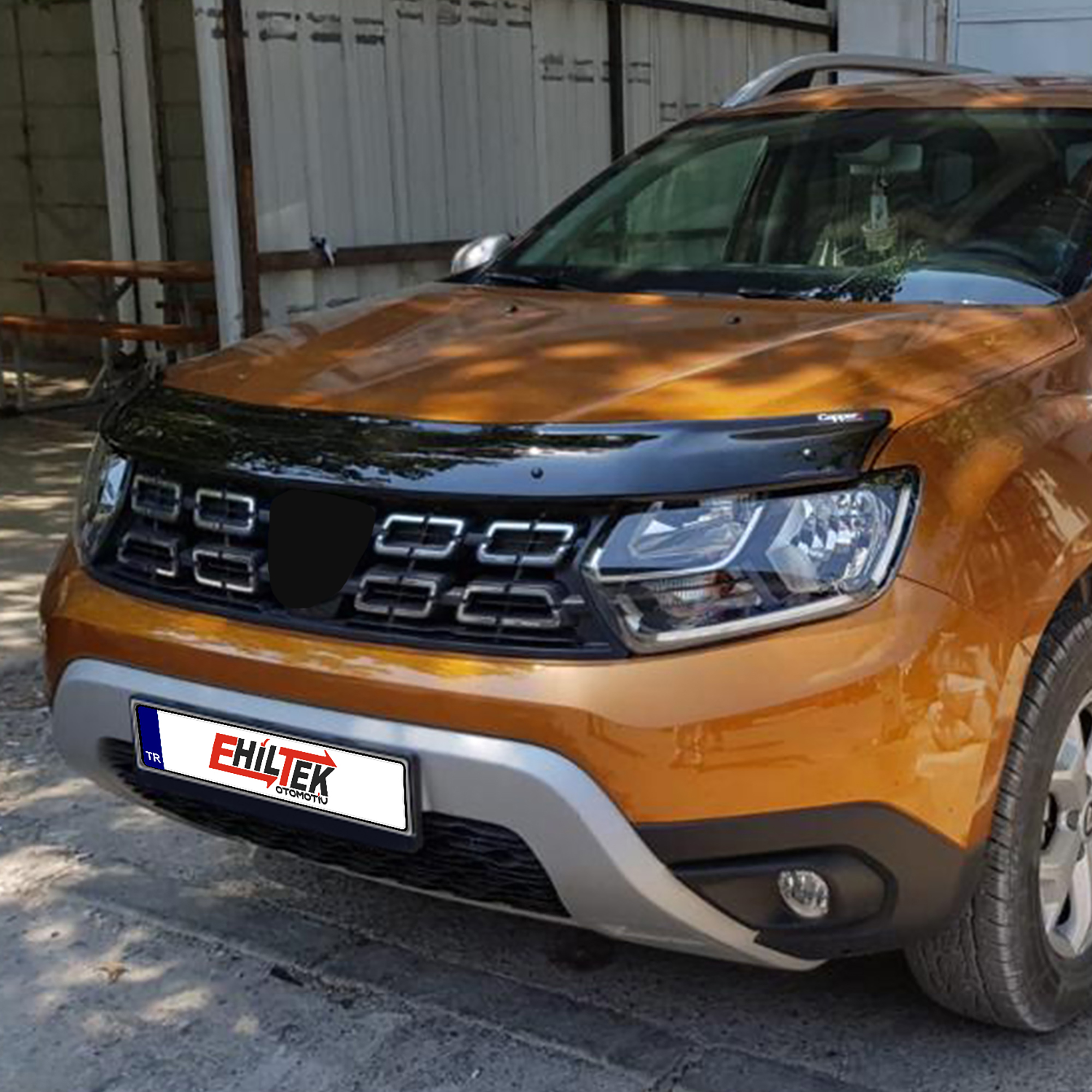 Dacia Duster (2018+) - Ön Kaput Rüzgarlığı - (1 Parça ABS Plastik) - (SUV-4 mm)