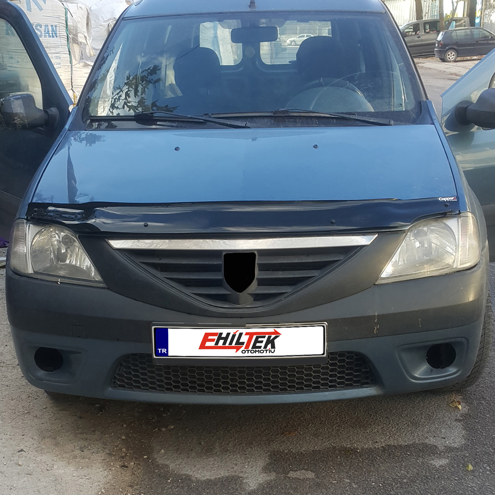 Dacia Logan (2005-2012) - Ön Kaput Rüzgarlığı - (1 Parça ABS Plastik) - (SW-4 mm)