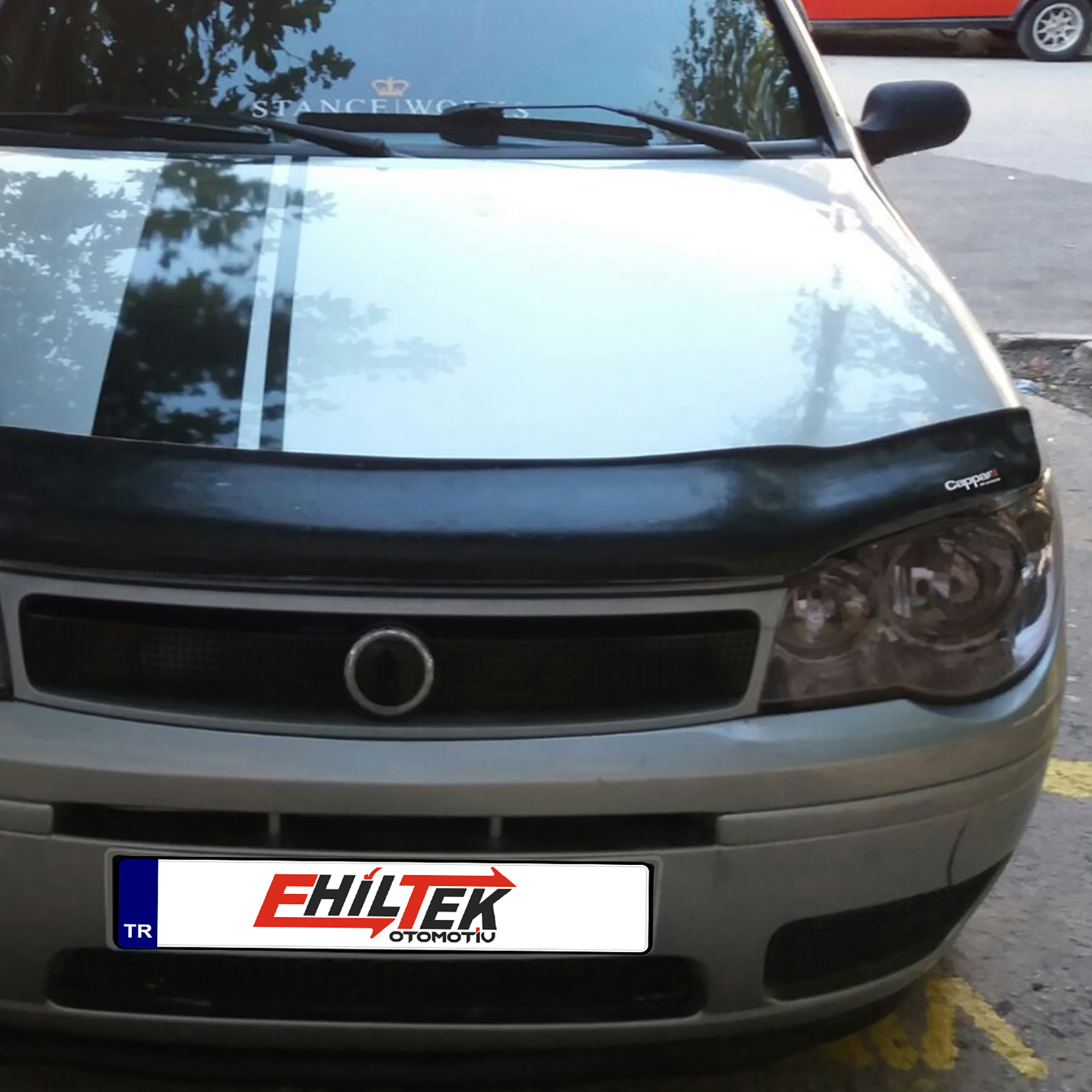 Fiat Palio (2006-2012) - Ön Kaput Rüzgarlığı - (1 Parça ABS Plastik) - (SW-4 mm)