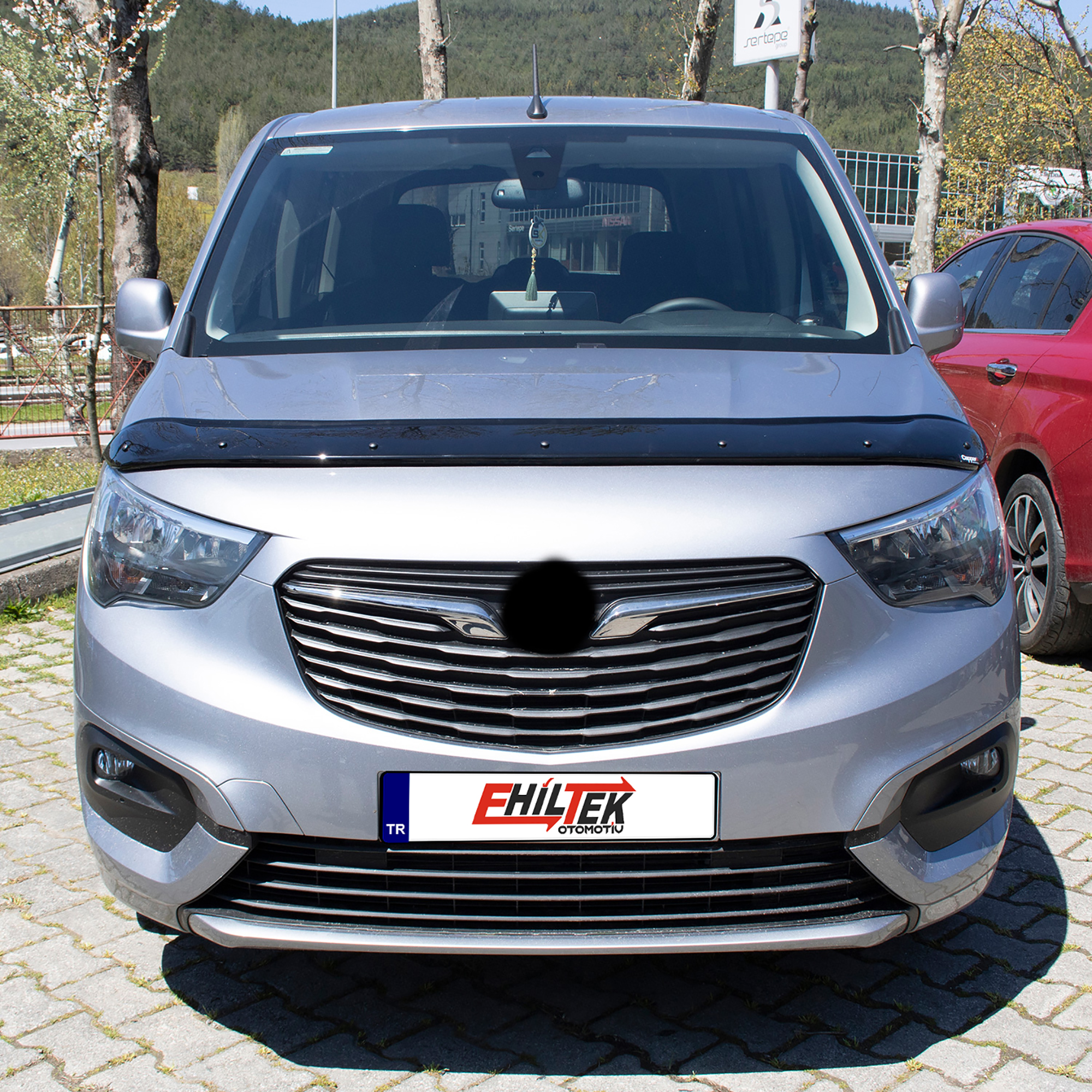 Opel Combo E (2018+) - Ön Kaput Rüzgarlığı - (1 Parça ABS Plastik) - (TİCARİ-4 mm)