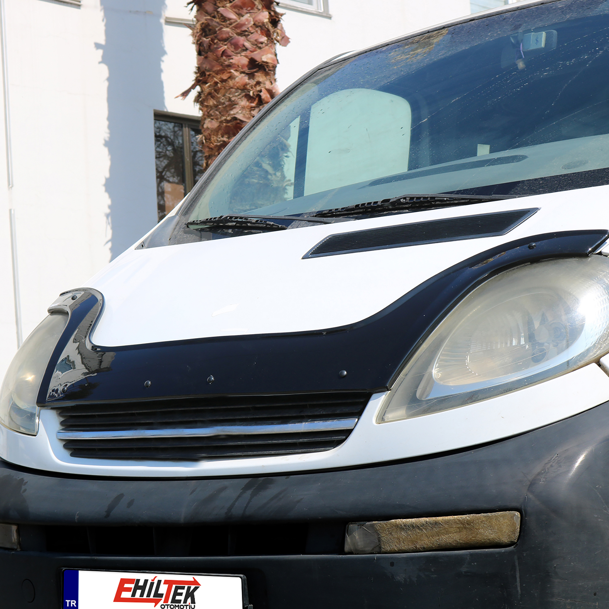 Opel Vivaro (2001-2013) - Ön Kaput Rüzgarlığı - (1 Parça ABS Plastik) - (TİCARİ-4 mm)