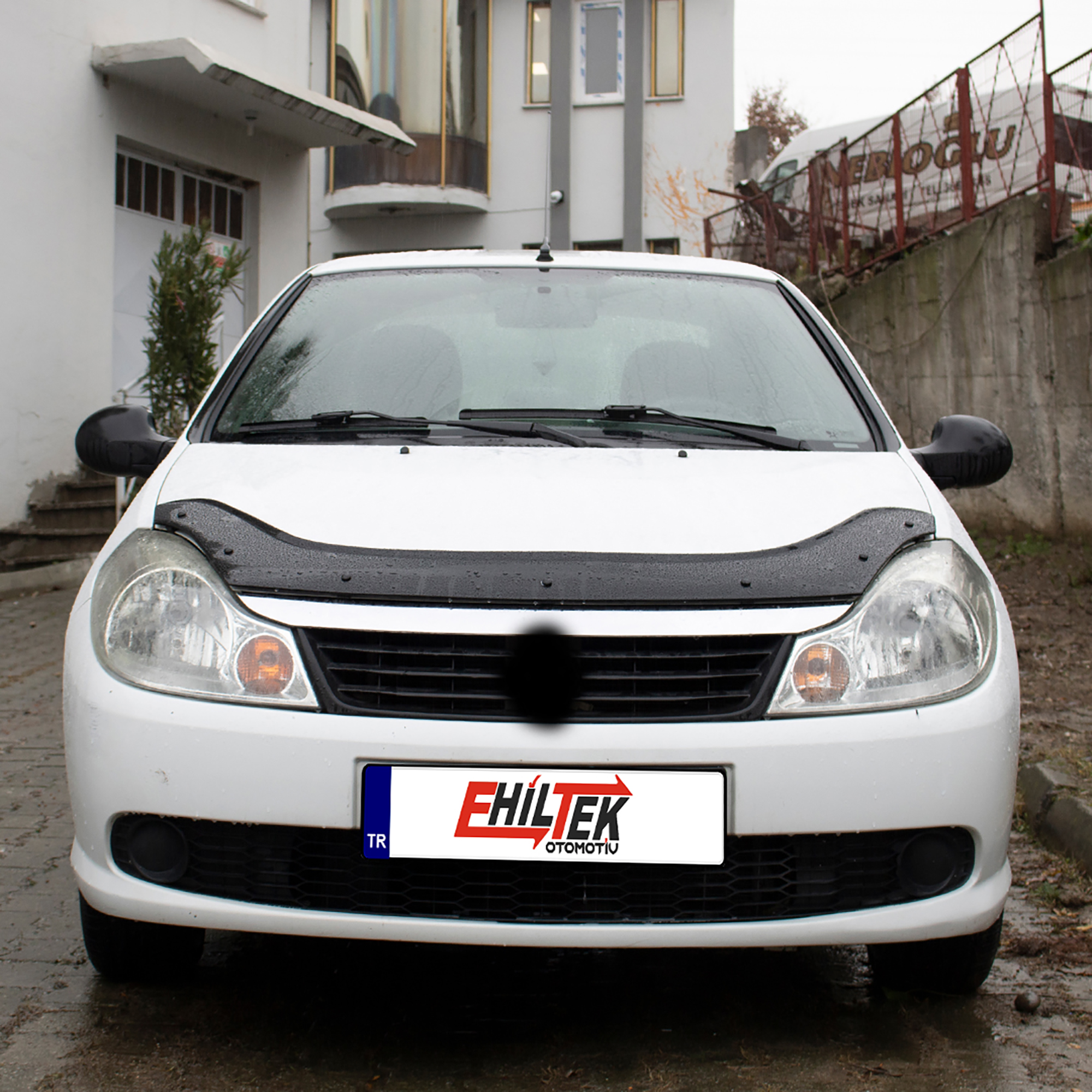 Renault Symbol 2 (2009-2013) - Ön Kaput Rüzgarlığı - (1 Parça ABS Plastik) - (SD-4 mm)