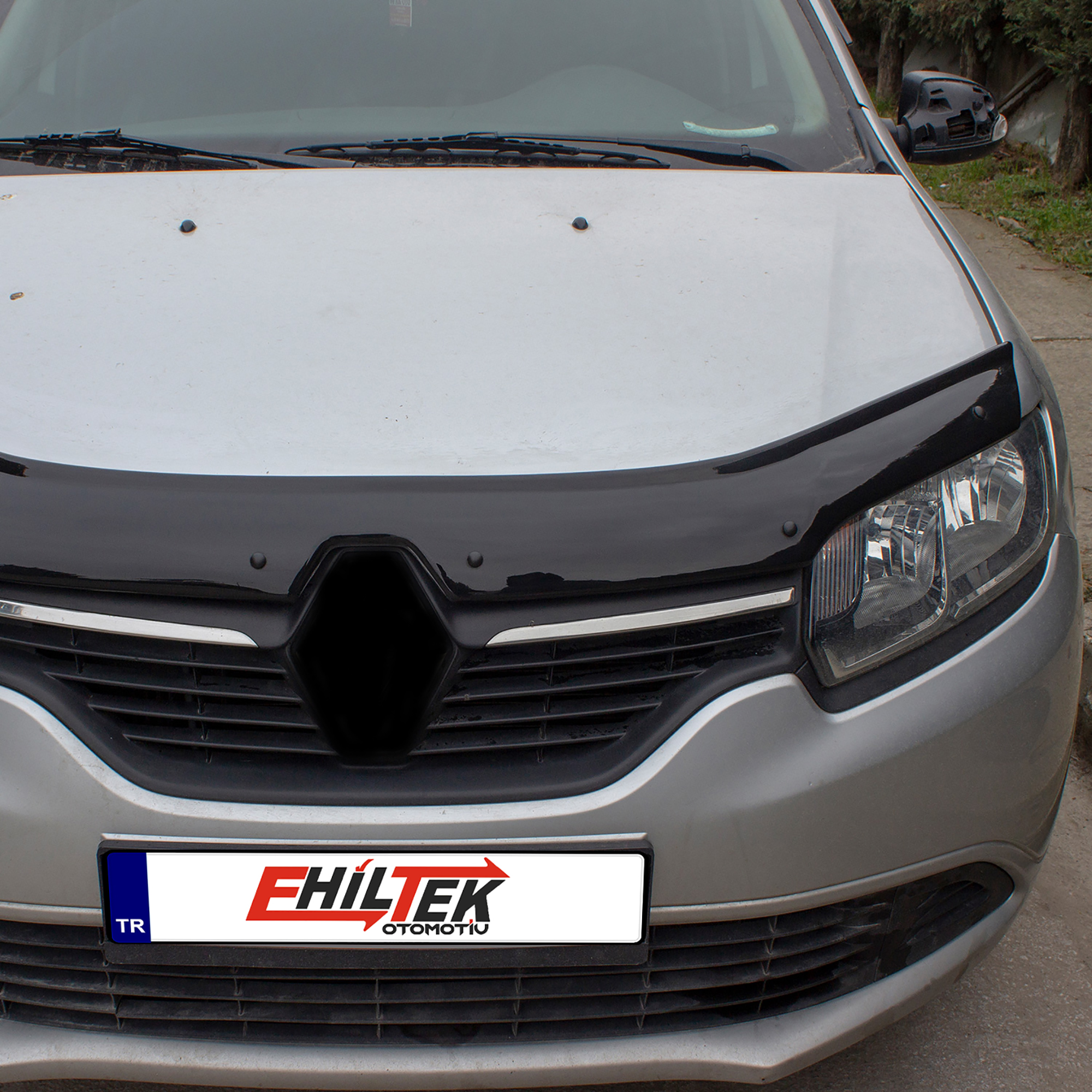 Renault Symbol (2013+) - Ön Kaput Rüzgarlığı - (1 Parça ABS Plastik) - (SD-4 mm)