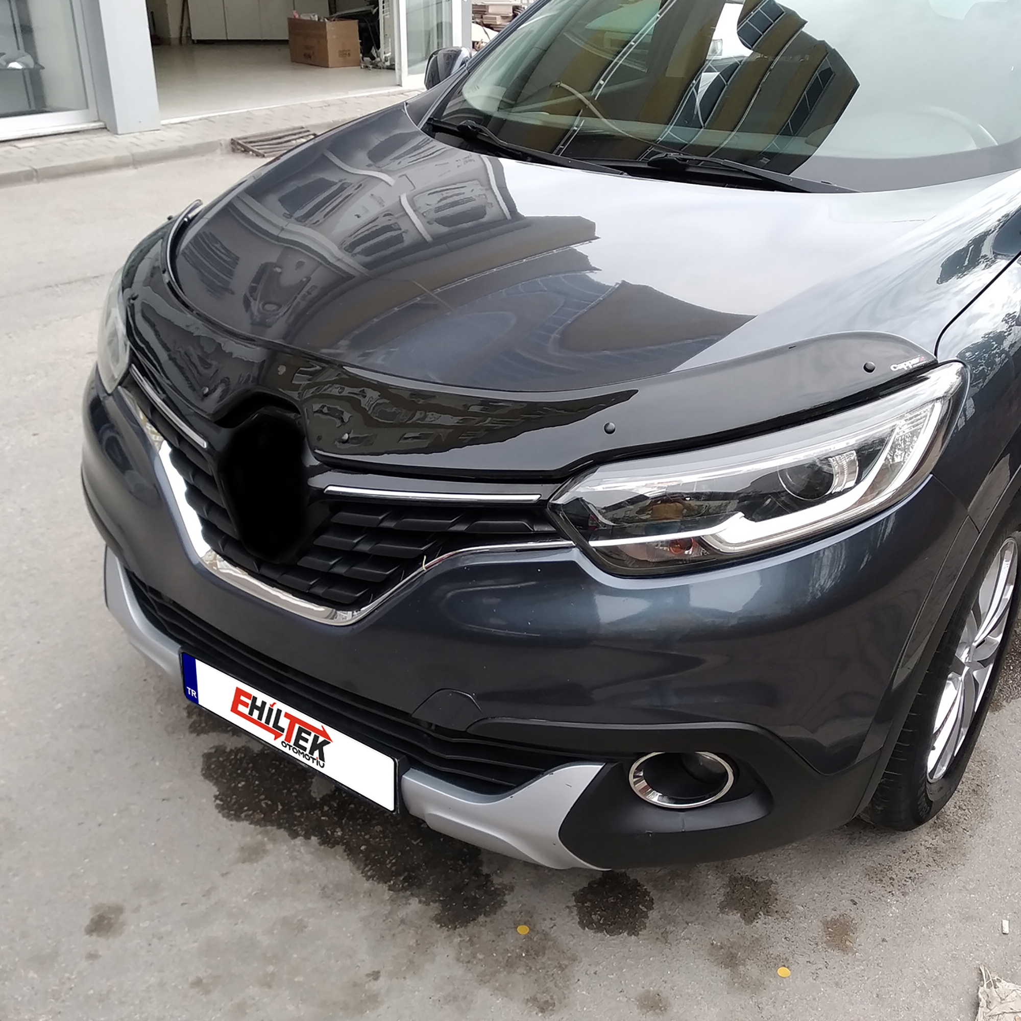 Renault Kadjar (2012-2020) - Ön Kaput Rüzgarlığı - (1 Parça ABS Plastik) - (SUV-4 mm)
