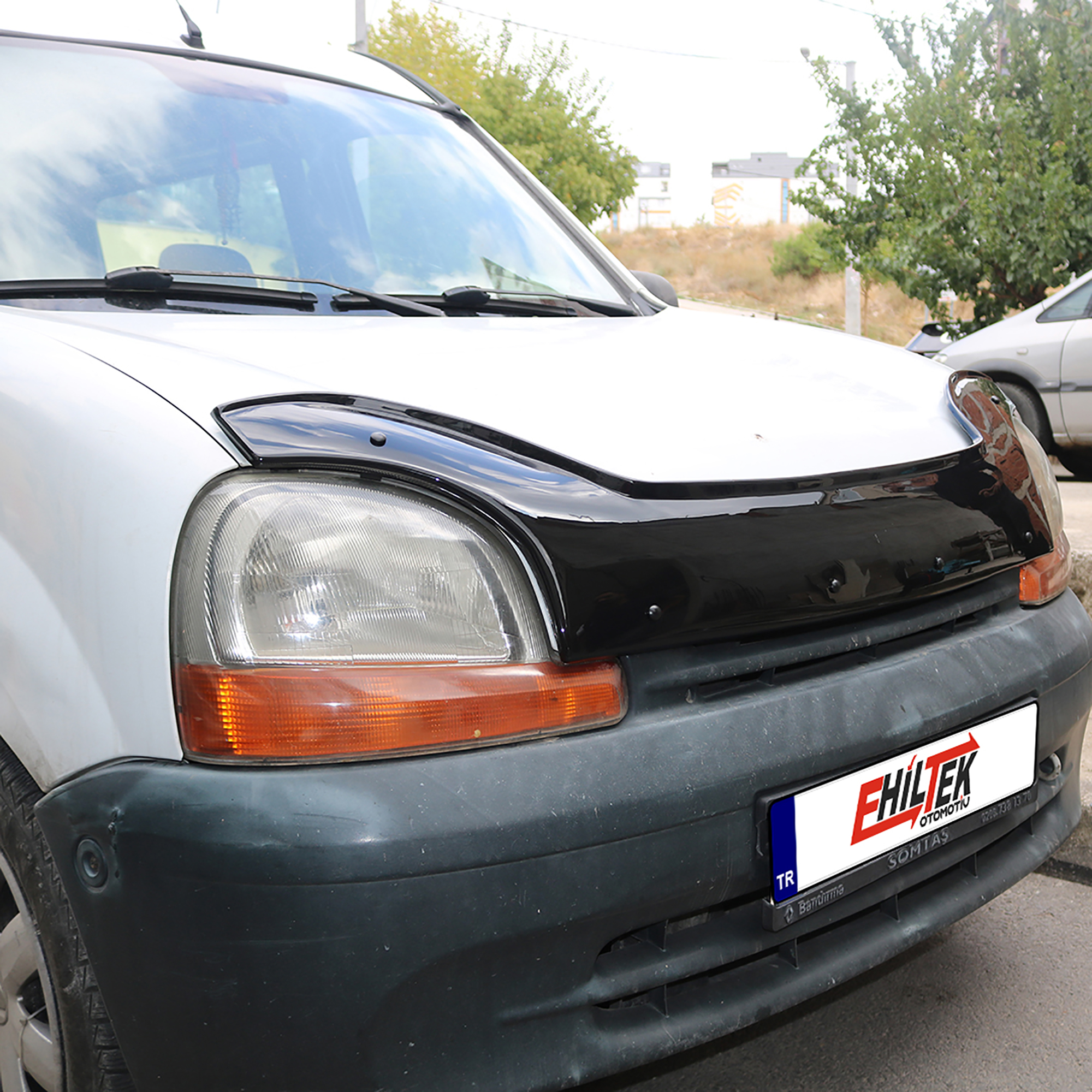 Renault Kangoo (1998-2003) - Ön Kaput Rüzgarlığı - (1 Parça ABS Plastik) - (TİCARİ-4 mm)