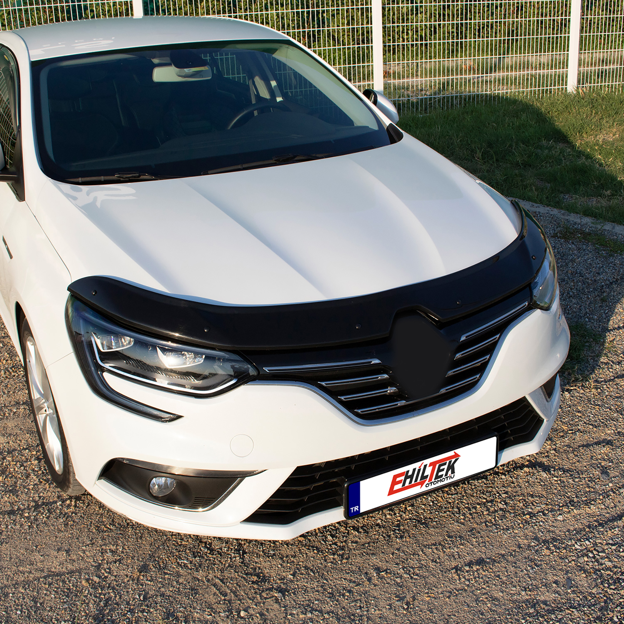 Renault Megane 4 (2016+) - Ön Kaput Rüzgarlığı - (1 Parça ABS Plastik) - (HB-SD-4 mm)