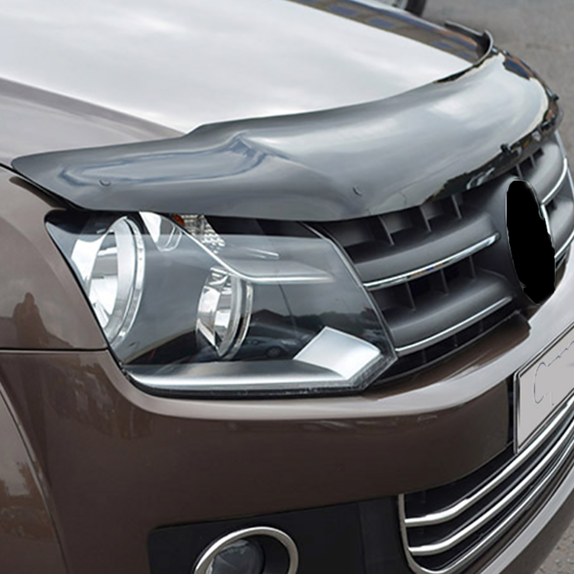 Volkswagen Amarok (2010-2020) - Ön Kaput Rüzgarlığı - (1 Parça ABS Plastik) - (Pickup-4 mm)
