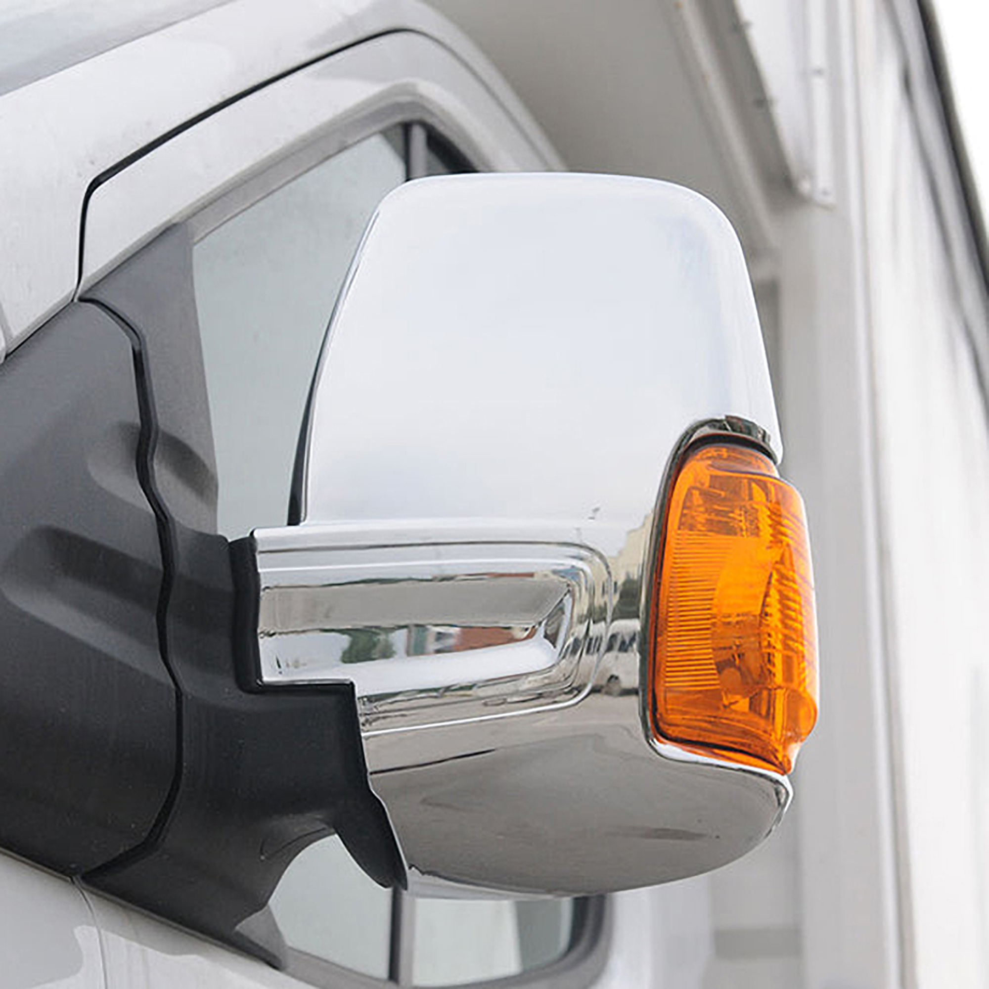 Ford Transit (2014+) - Ayna Kapağı - (2 Parça ABS Krom)
