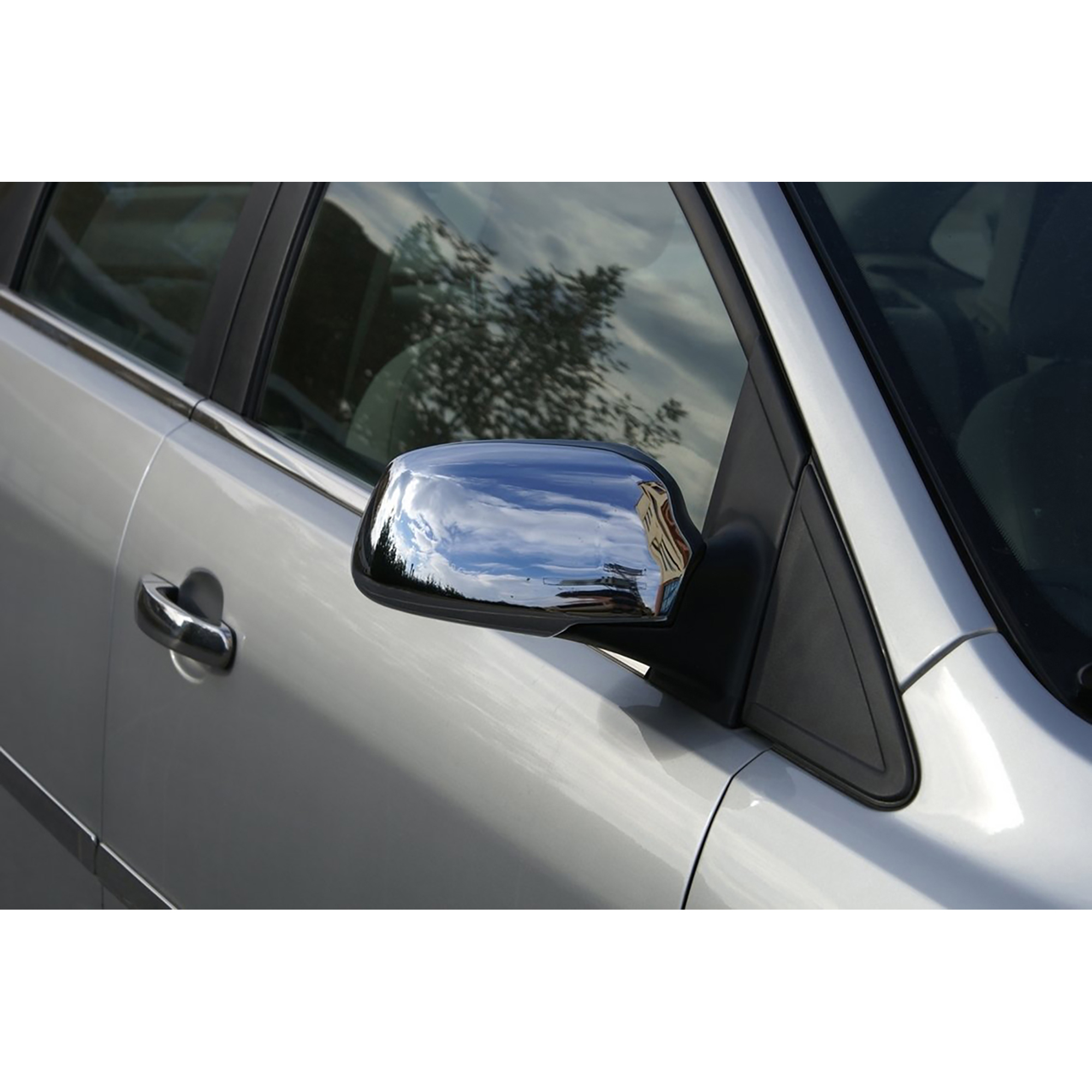 Ford Fiesta (2006-2008) - Ayna Kapağı - (2 Parça Abs Krom) - (HB 5K-3K-Sinyalsiz)