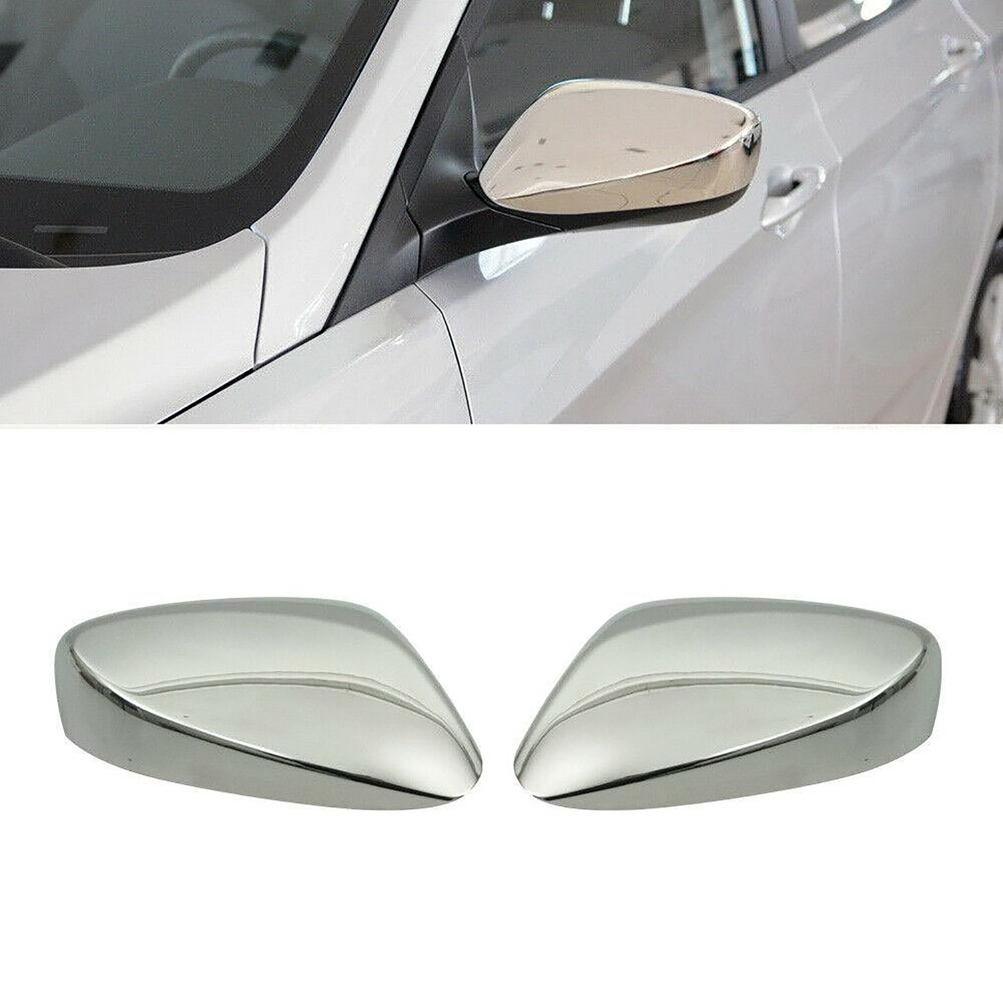 Hyundai İ30 (2012-2016) - Ayna Kapağı - (2 Parça P. Çelik) - (SW-Sinyalsiz)