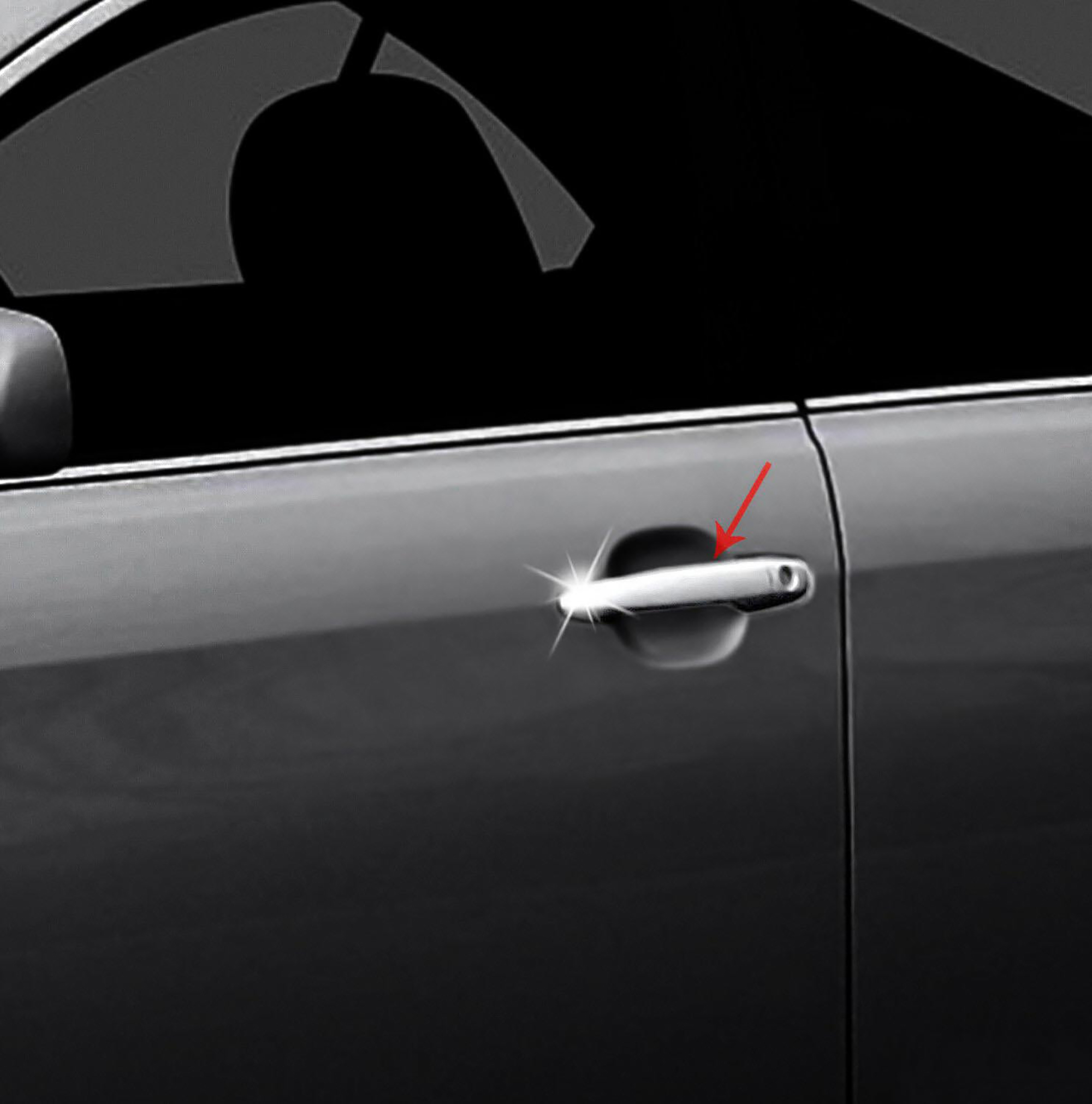 Lexus Rx 350 (2004-2009) - Kapı Kolu - (4 Kapı 8 Parça P. Çelik) - (SUV-Tek Delikli)