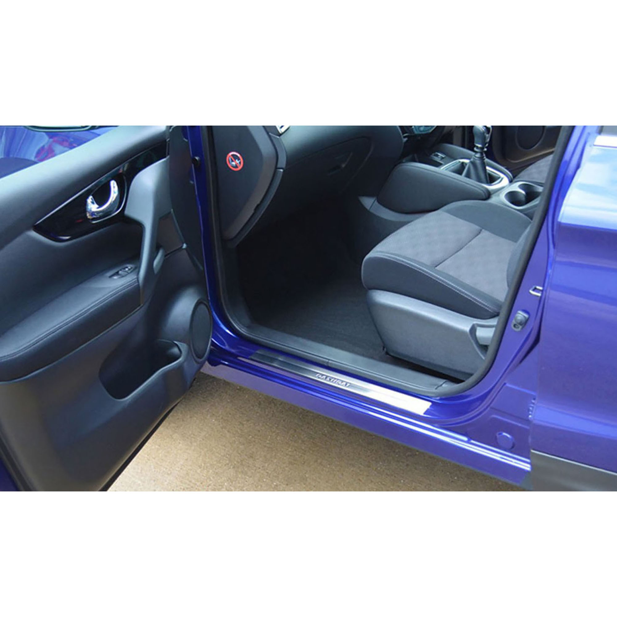 Nissan Qashqai (2014+) - Kapı Eşiği - (4 Parça P. Çelik) - (SUV)