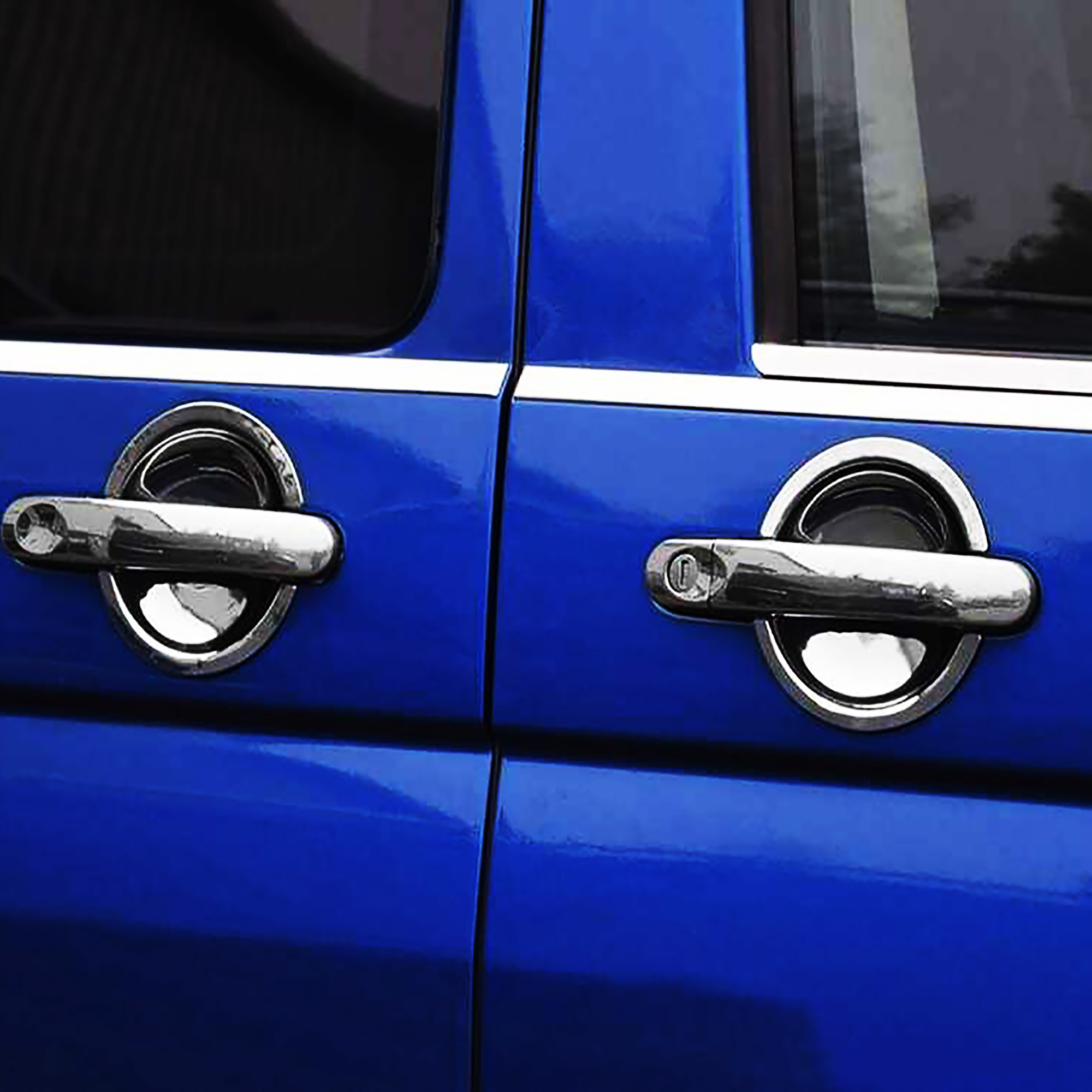 Volkswagen Caddy (2003+) Kapı Kolu (Mini VAN-4 Kapı-Paslanmaz Çelik)